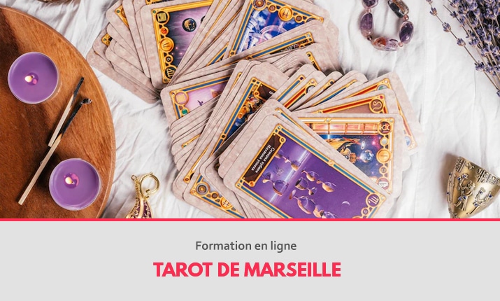 INSCRIPTION : Pack Tarot – “Les bases + Tirage en croix” – Formation en ligne – à partir de 125 € – Clevao Formations – Intuition & Arts divinatoires