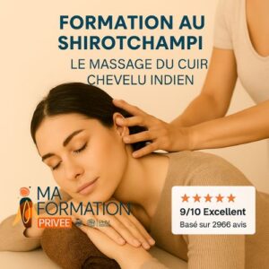 Formation au Shirotchampi : le massage du cuir chevelu Indien